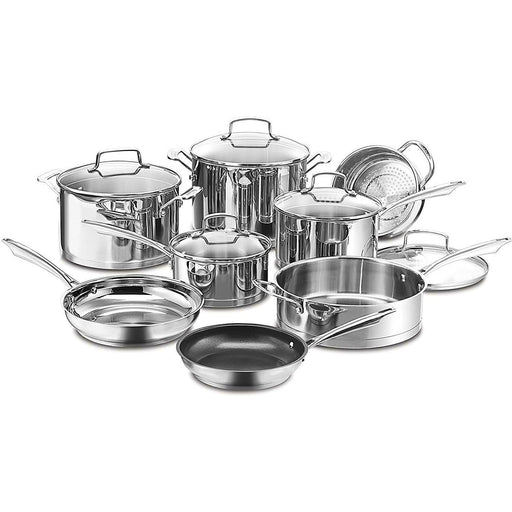 Cuisinart 13-Piece Professional Stainless Cookware Set - Luxio